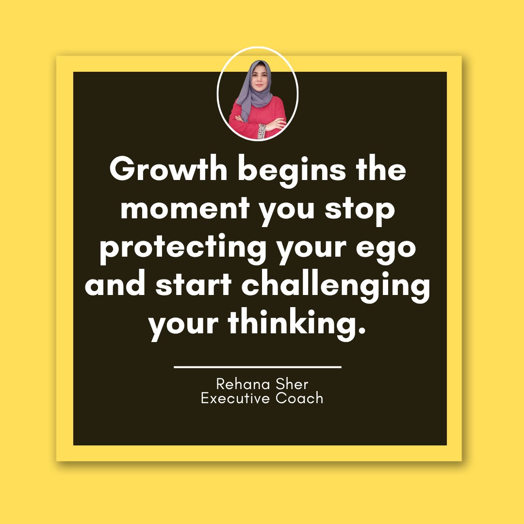 rehanasher's tweet photo. Growth is not about proving you're right.

It's about being willing to question yourself, learn, &amp; become better than you were yesterday.

Real progress begins when your mindset becomes more important than your ego.

#Leadership #executivecoach #selfleadership #professionalgrowth https://t.co/8SqOqP8J8Q