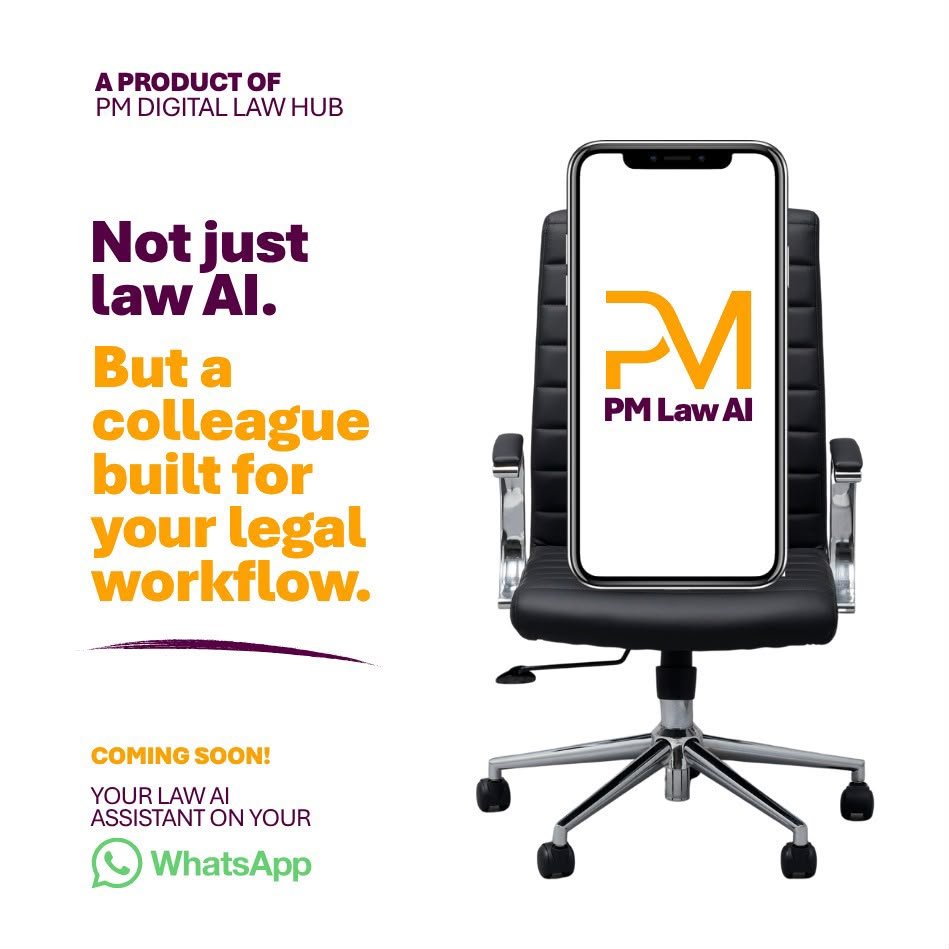 pmpaulmukiibi's tweet photo. Another step closer to launch.

PM Law AI officially launches on 30 October 2026, bringing a practical AI legal assistant directly to WhatsApp to support legal research, drafting, case analysis and everyday legal workflows.

A product of @PMLawHub.

#PMLawAI #PMDigitalLawHub #AIForLawyers #LegalInnovation #LegalTech
