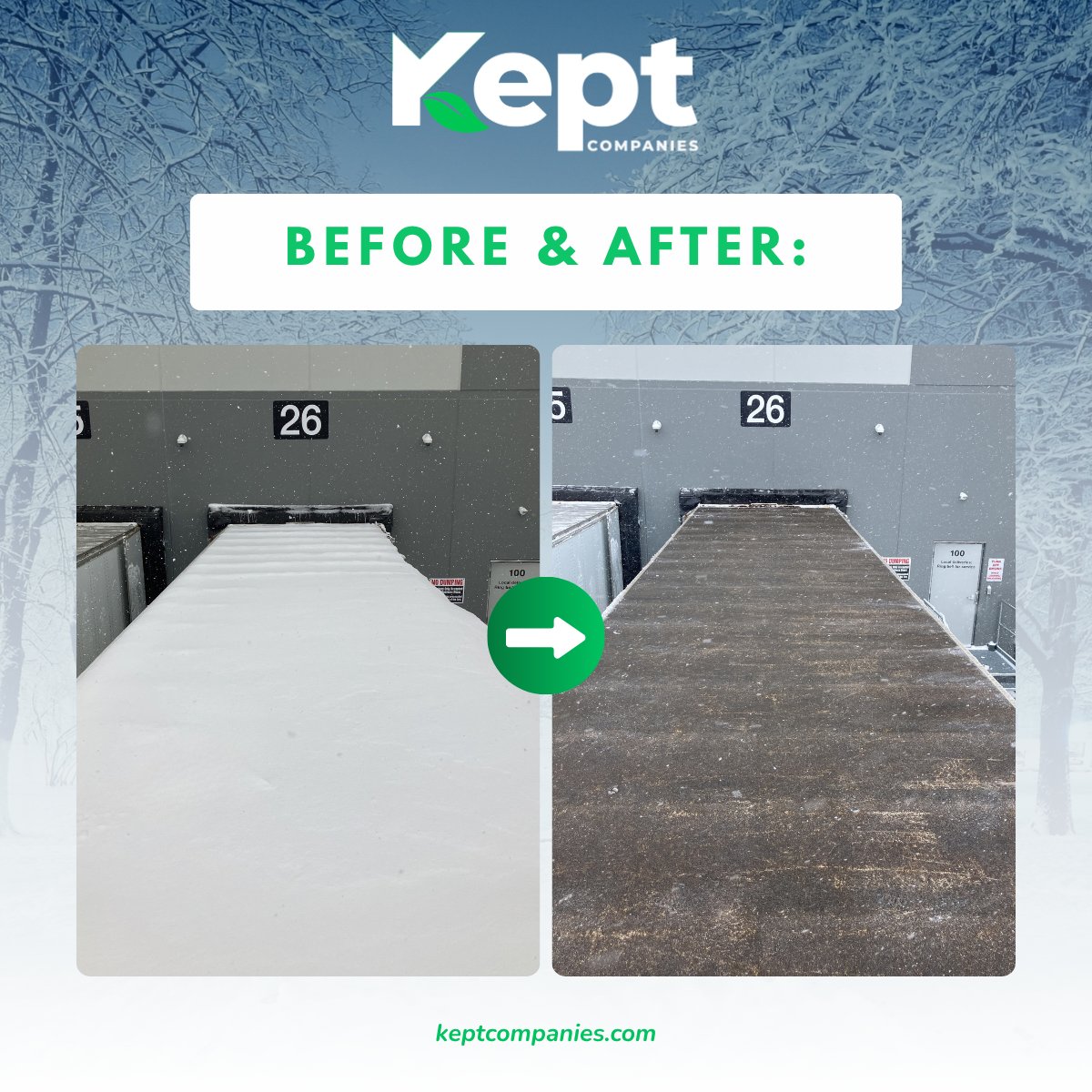 keptcompanies's tweet photo. Winter safety starts at the top. Removing snow from tractor trailers helps prevent dangerous road hazards and keeps everyone safer on the road. Our team is committed to helping fleets stay compliant, reduce risk, and keep moving all season long.

#KeptCompanies #WinterSafety https://t.co/DLXLjKmo5O