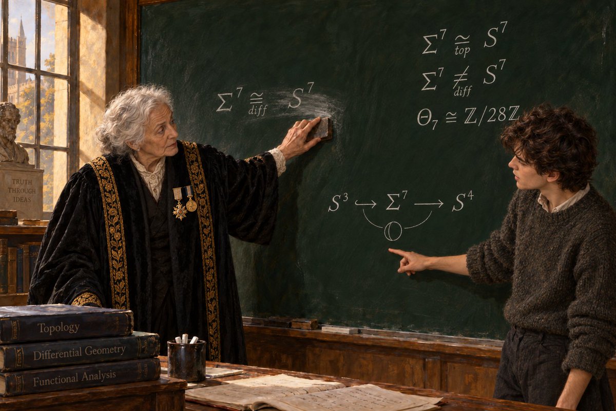 ConstantinKogl's tweet photo. One of the best things about the present mathematical culture is the respect we have for our peers. All distinguished mathematicians I have met were open-minded to hear new perspectives no matter where they came from – and they even might take notes during your talk.

This is a culture worth preserving.