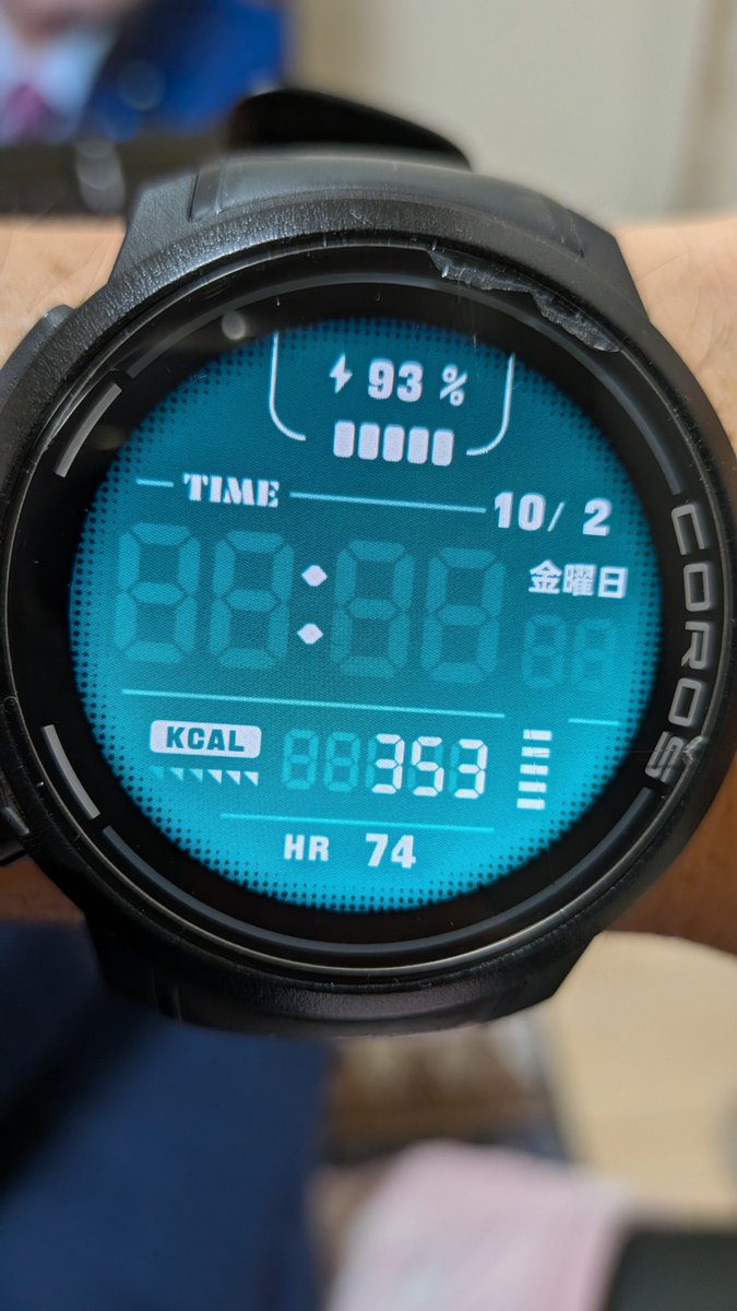 nabetatsu_japan's tweet photo. COROSのアップデート通知が来たんで、アップデートしたら時計が表示されなくなってしまった
明日から大会なのに困るー😵
#COROS
#COROSpacepro https://t.co/rsK8Ct6u0W