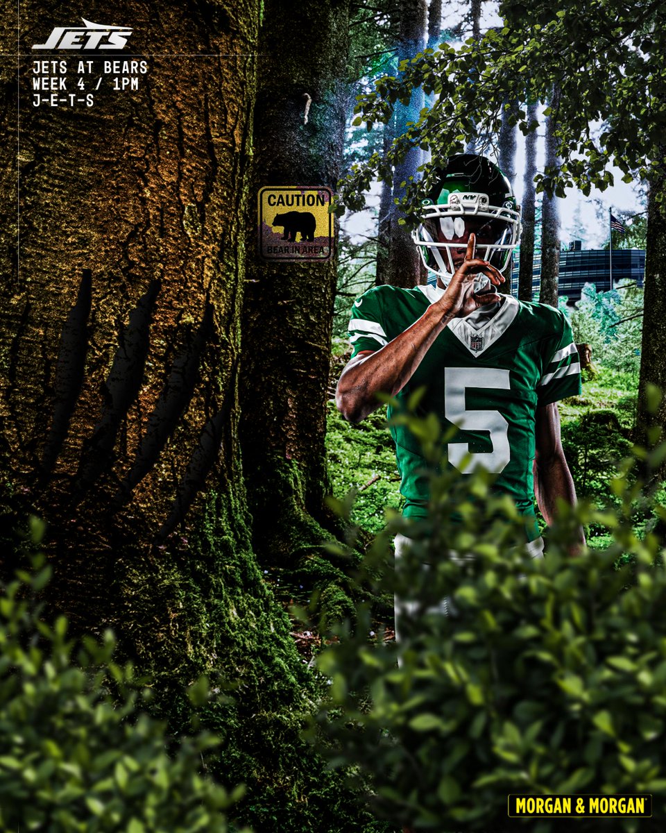 nyjets's tweet photo. Week 4 ✈️ | 🐻 https://t.co/F8P9xxIbjh