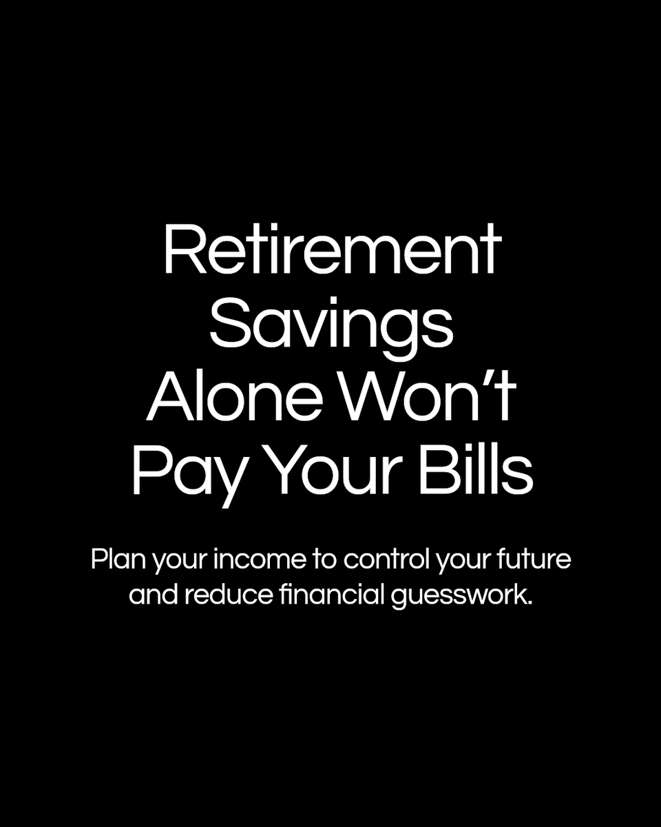MarcoPalum's tweet photo. Most people focus on retirement savings and miss the part that pays them later.

Retirement income is the real plan.

That means looking at cash flow, tax strategy, and protection together, so your money has a job before you need it.

https://t.co/xPSoSy4Ux0 https://t.co/FFTkF4xZyu