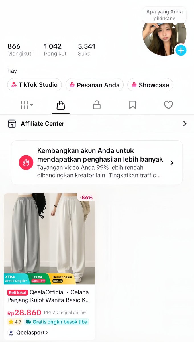 cumfbu's tweet photo. Wts akun tiktok affiliate/kerkun on
Harga 💵 : 153k

▷ F hasil fyp &amp; mutualan 
▷ Live 4 fitur
(came, game, studio, manager)
▷ View rame
▷ Affiliate/kerkun on
▷ Bisa ubah username 
▷ Bisa tempel link di bio 
▷ Gaada pelanggaran
▷ All data aman

t : wtb acc ready #zonauang https://t.co/x5TsxVM9hF