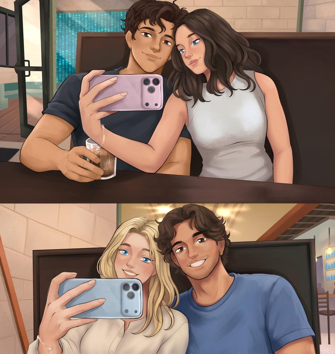 gracewrm's tweet photo. #OCcouplesweek26 | day 06: date nights
"[...]Grace Ivers, Logan's girlfriend. Which means Hannah and her boyfriend, Garrett, have already left for the weekend in Boston."

hannahgarrett and gracelogan on a double date.💞 https://t.co/Jc93B5uHJ8