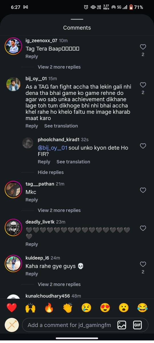 Lifeandshesuck's tweet photo. Bhyi JD ka comment section,lol ...

Kon h ye log bc itne andhe fans kaha se aa gye 😭🙏🏻😂 https://t.co/VIKhoTAfp7