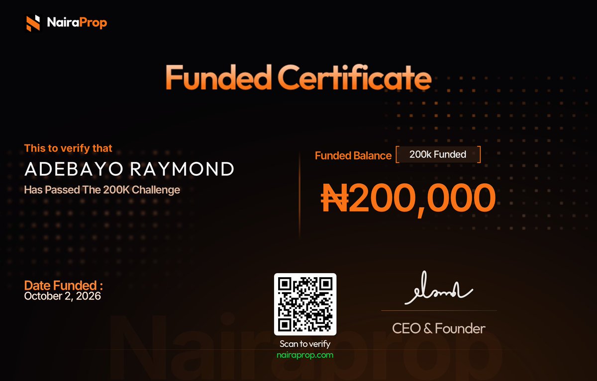raymondfx_5's tweet photo. New journey with @nairaprop https://t.co/t9DE2fdVnW