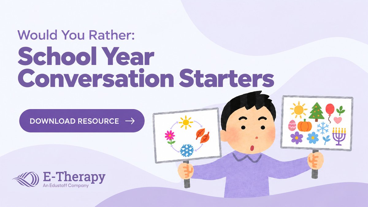 etherapyexperts's tweet photo. Need an easy October activity? 🎃 

Our free Would You Rather resource includes seasonal prompts to support language, vocabulary and conversation skills.

Download it free: 
https://t.co/PGrkeQC3ds https://t.co/DPFPiHcype