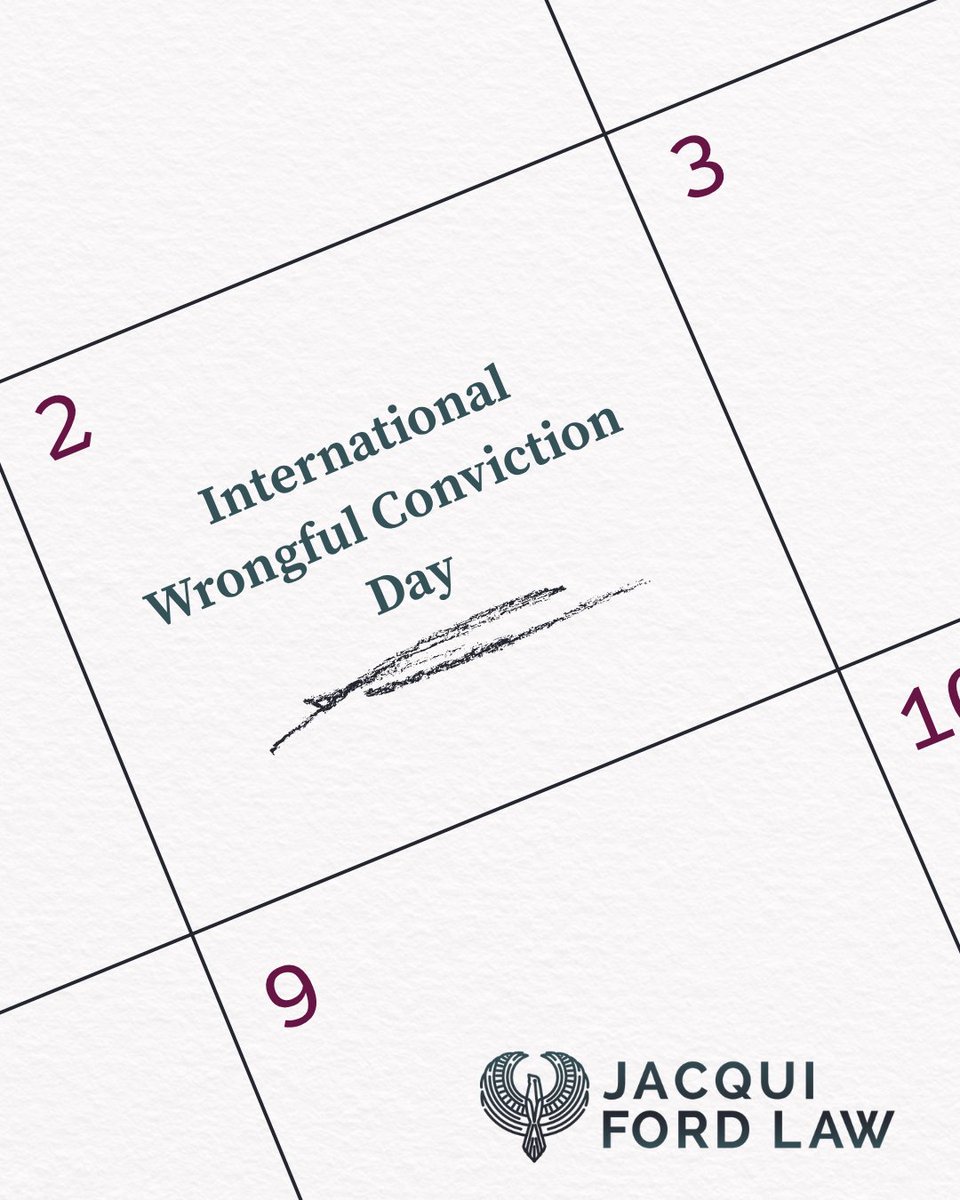 FordLawOKC's tweet photo. October 2 is International Wrongful Conviction Day, a reminder that justice depends on fairness, due process, and the right to be heard. If you've been wrongfully accused, don't wait to protect your future.
#WrongfulConvictionDay #Innocence #JusticeForAll https://t.co/0cgx6qJ8ee