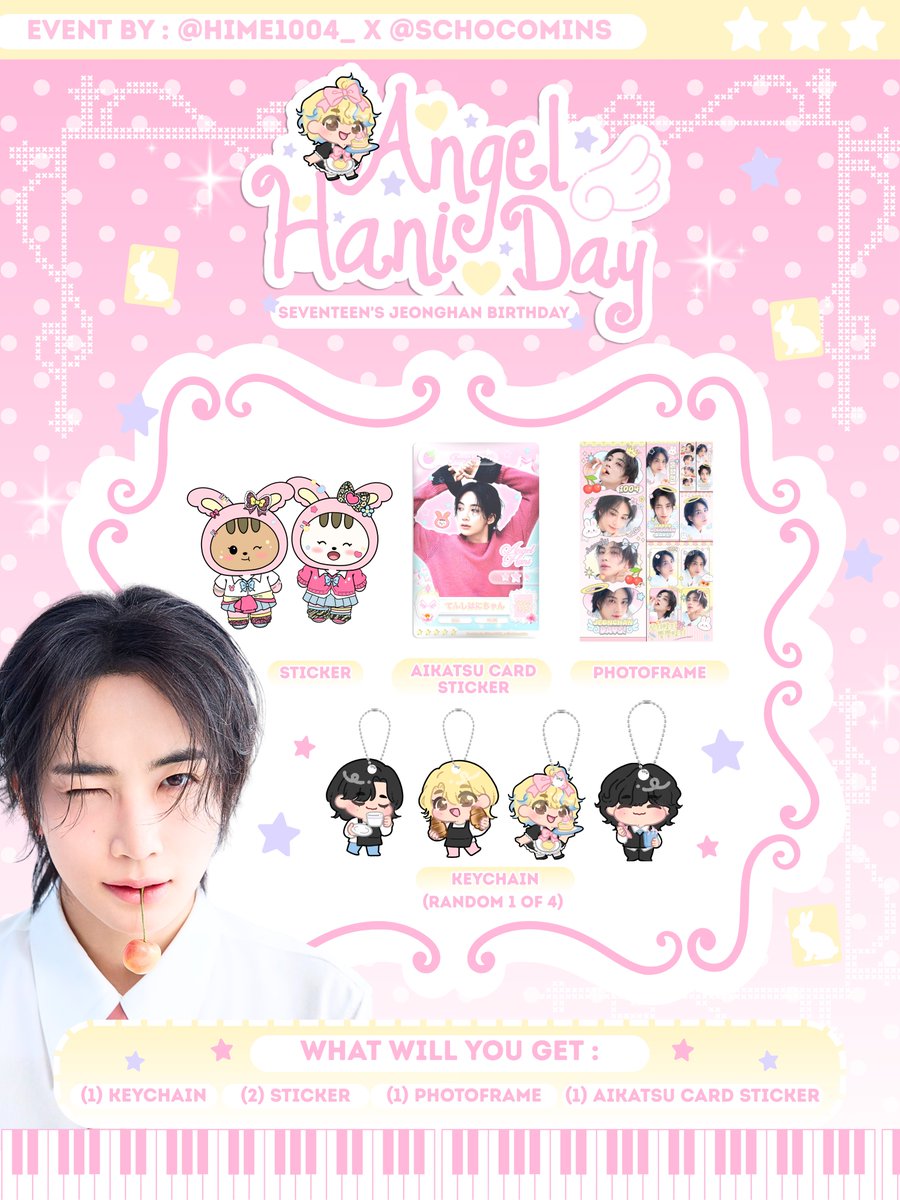 schocomins's tweet photo. ౨ৎ♡ANGEL HANI DAY🪽♡ 👼 ♡ ౨ৎ♡

     SEVENTEEN'S JEONGHAN Birthday
        ONLINE FREE CLAIM

 by @hime1004_ x @schocomins 

how to claim:
💕 RT &amp; like this post
💕 check out 🍊on 4th oct, 20:00WIB
💕 please refer to 2nd pic

good luck carats &amp; jjongjjongiefans👼
하니해~ https://t.co/47i0nM6tBY