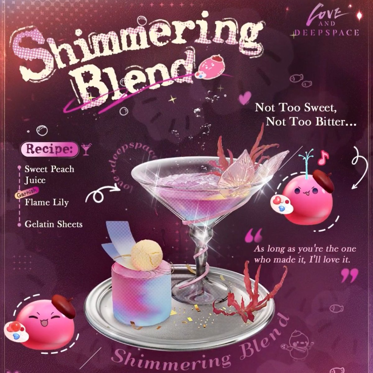 Dexerto's tweet photo. Love and Deepspace devs responded to criticism after they shared cocktail recipes made with poisonous plants

"Do not attempt to recreate or consume them in reality” https://t.co/JIIvpjqjO0