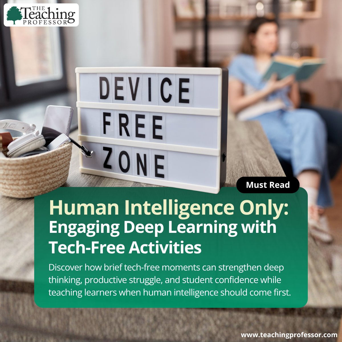 teachprof's tweet photo. What happens when we simply put the screens away?

The bigger lesson? AI literacy isn’t just knowing how to use AI. It’s knowing when to pause before using it.

Sometimes, the best technology strategy is knowing when to turn the technology off.

https://t.co/cLbXL4NLey https://t.co/GJFCQpZBcl