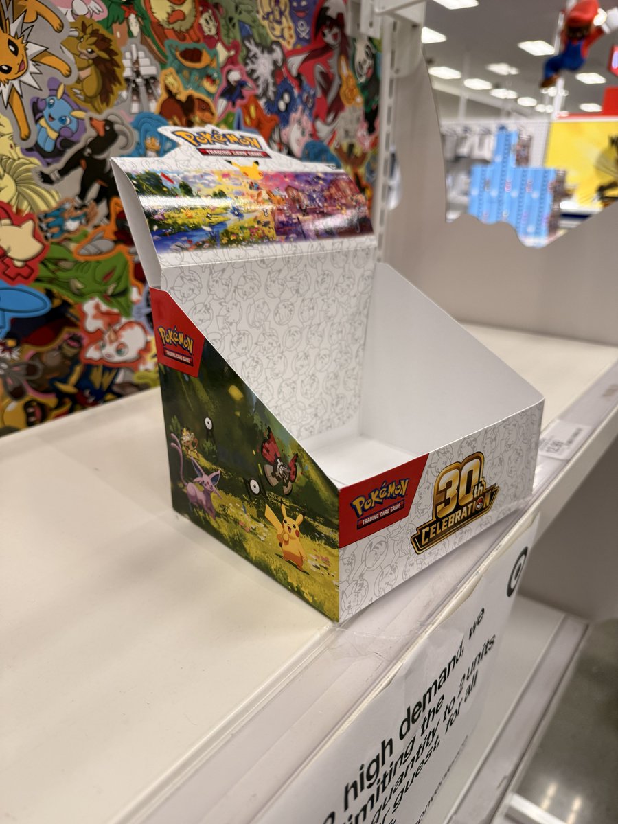 knoyhead's tweet photo. The consolation prize lol

People were saying this restock was crazier than the 30th Celebration release day... Really hope this isn't how things are going to continue to be. There was supposed to be so much of this set printed there would enough for everyone right?? 🥴 https://t.co/tK6iAgfeIm