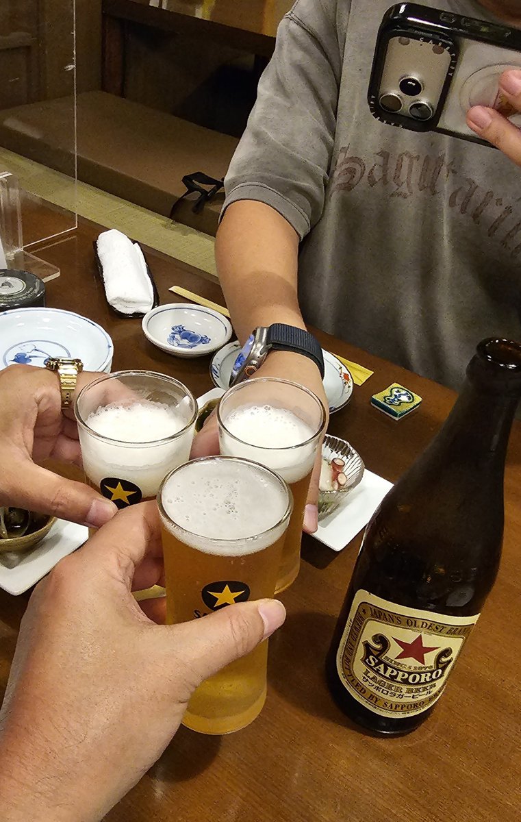SMch77's tweet photo. 金沢初日✨🍻🎶
のどぐろ最高にうまい🐟😂
#まりまりあのね
#れのちとおでかけ
#藤咲まりな
#槙宮令乃
#HelloYouth https://t.co/GEIRQWQmjf