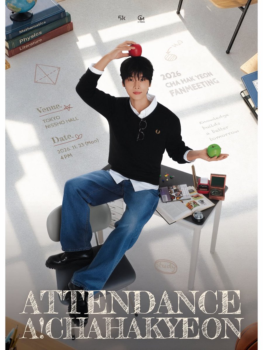 cha_hanleem's tweet photo. 51k Instagram

차학연 배우의 일본 팬미팅 [ATTENDANCE A!CHAHAKYEON]
개최 소식 📢

🗓️ 2026.11.23(Mon) 16:00 
📍NISSHO HALL

COMING SOON .˳˳.⋅ॱ❤︎ ᩙ

はやく11月になって〜❣️ https://t.co/5JMNZOVkjr