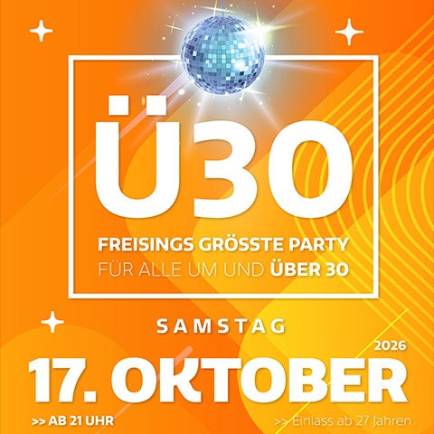 fs_guide's tweet photo. Die nächste Ü30 PARTY steht vor der Tür!
📷 Termin jetzt schon im Kalender speichern!
Denn eines ist sicher: Diese Nacht wird wieder legendär!
- #Luitpoldhalle #Freising
- Tickets am besten bald sichern!
(werbung #landshut #erding #vilsbiburg #moosburg #neufahrn #ü30 #party https://t.co/aAGp1NgCp2