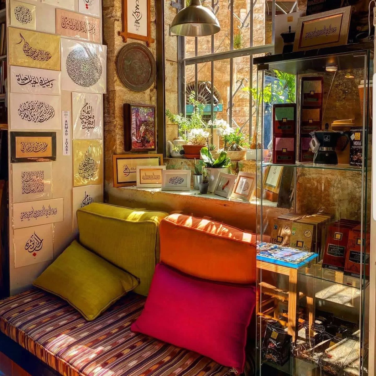 PalCatholic's tweet photo. Old Palestinian Culture Cafe in Nazareth😍 https://t.co/mEB5cCnDoW