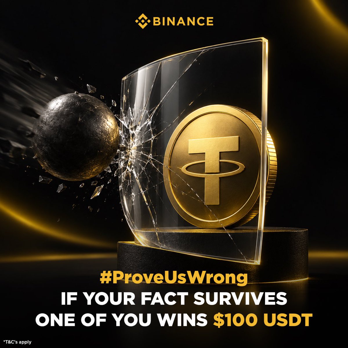 BinanceForIN's tweet photo. Think you know 𝙨𝙩𝙖𝙗𝙡𝙚𝙘𝙤𝙞𝙣𝙨?
Can you 𝗣𝗥𝗢𝗩𝗘 𝗨𝗦 𝗪𝗥𝗢𝗡𝗚?

𝗚𝗶𝘃𝗲 𝘂𝘀 𝗼𝗻𝗲 𝘀𝘁𝗮𝗯𝗹𝗲𝗰𝗼𝗶𝗻 𝗳𝗮𝗰𝘁 𝘆𝗼𝘂’𝗿𝗲 𝘀𝘂𝗿𝗲 𝘄𝗲 𝗰𝗮𝗻’𝘁 𝗽𝗿𝗼𝘃𝗲 𝘄𝗿𝗼𝗻𝗴. 𝗢𝗻𝗲 𝘄𝗶𝗻𝗻𝗶𝗻𝗴 𝗳𝗮𝗰𝘁. $𝟭𝟬𝟬 𝗨𝗦𝗗𝗧.

✍️ Rules:
- Follow @BinanceForIN, like and reshare this post
- Tag 2 friends & get them to follow us
- Drop your fact in the comments
- We get 24 hours to break it
- Facts, exceptions, technicalities and counterexamples are all fair game

If your fact survives, one of you will win $𝟭𝟬𝟬 𝗨𝗦𝗗𝗧!

𝗣𝗥𝗢𝗩𝗘 𝗨𝗦 𝗪𝗥𝗢𝗡𝗚!

*T&Cs apply.