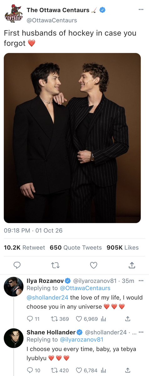 mickeysmyheart's tweet photo. #hollanov two part smau where harris really shouldn’t have said that to shane and ilya after some sweet tweets were exchanged between them under the centaurs post he made about them. https://t.co/5IGSeQGRzC