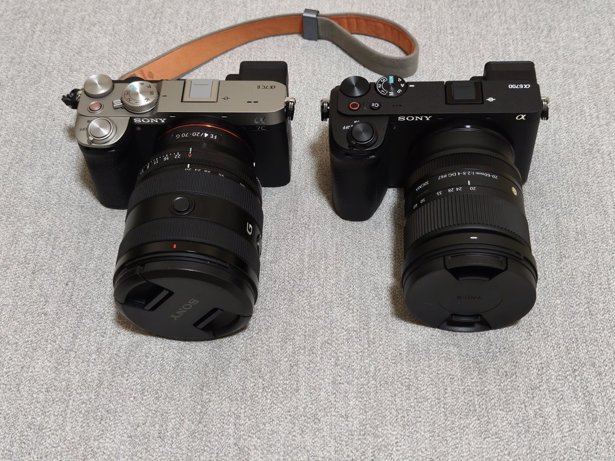 amakusa_camera's tweet photo. sigma 20-60 ちっさ！
α7cⅡに着けてもバランスいいし、フィルター径67mmなのもえらい！
sel2070も小さいと思ってたのになぁ
#sony
#sigma https://t.co/u67osl8IiE