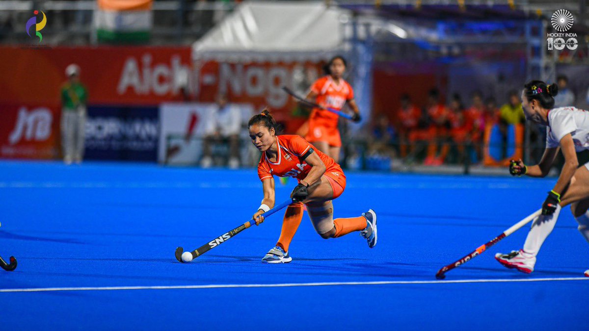 TheHockeyIndia's tweet photo. 𝗚𝗢𝗟𝗗𝗘𝗡 𝗠𝗢𝗠𝗘𝗡𝗧𝗦 𝗙𝗥𝗢𝗠 𝗧𝗛𝗘 𝗙𝗜𝗡𝗔𝗟! 🇮🇳🥇

The Indian Women’s Team defeated China 1-0 in the Asian Games 2026 final to secure their second Asian Games gold! 🏑🏆

Relive the celebrations, emotions and action from a historic night in our match album. 📸❤️

#HockeyIndia #IndiaKaGame #AsianGames2026 #AichiNagoya2026