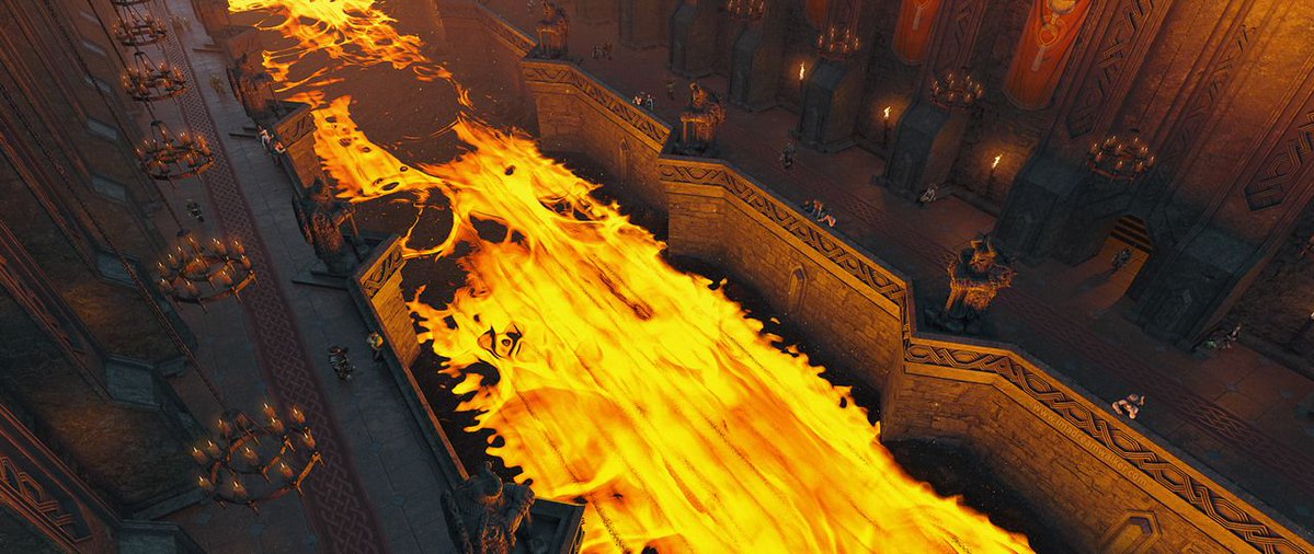 ima_dreamwalker's tweet photo. Ironforge has canals. Swimming is strongly discouraged. 🔥 https://t.co/U6fOqr4i7Q