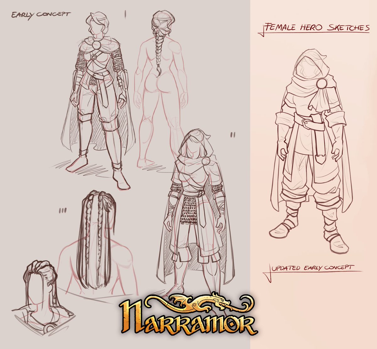 GamythStudio's tweet photo. Meet one of the two playable characters from the Narramor demo.

We explored quite a few different directions for our female adventurer.
Then we saw this one.
There wasn't much left to discuss.

Concept art by @eleonoraturco_art 

#Narramor #IndieGame #RPG #ConceptArt #GameArt https://t.co/eQ6Ew8hYvV