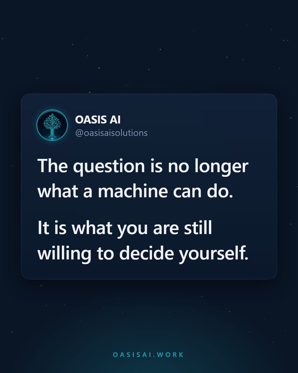Conaugh90210's tweet photo. Judgement is the part of the job that cannot be handed to something with no stake in the outcome. Keep this one somewhere you will see it again.

#businessowner #entrepreneurlife #productivity #aiautomation #futureofwork https://t.co/X7kKOotzoK