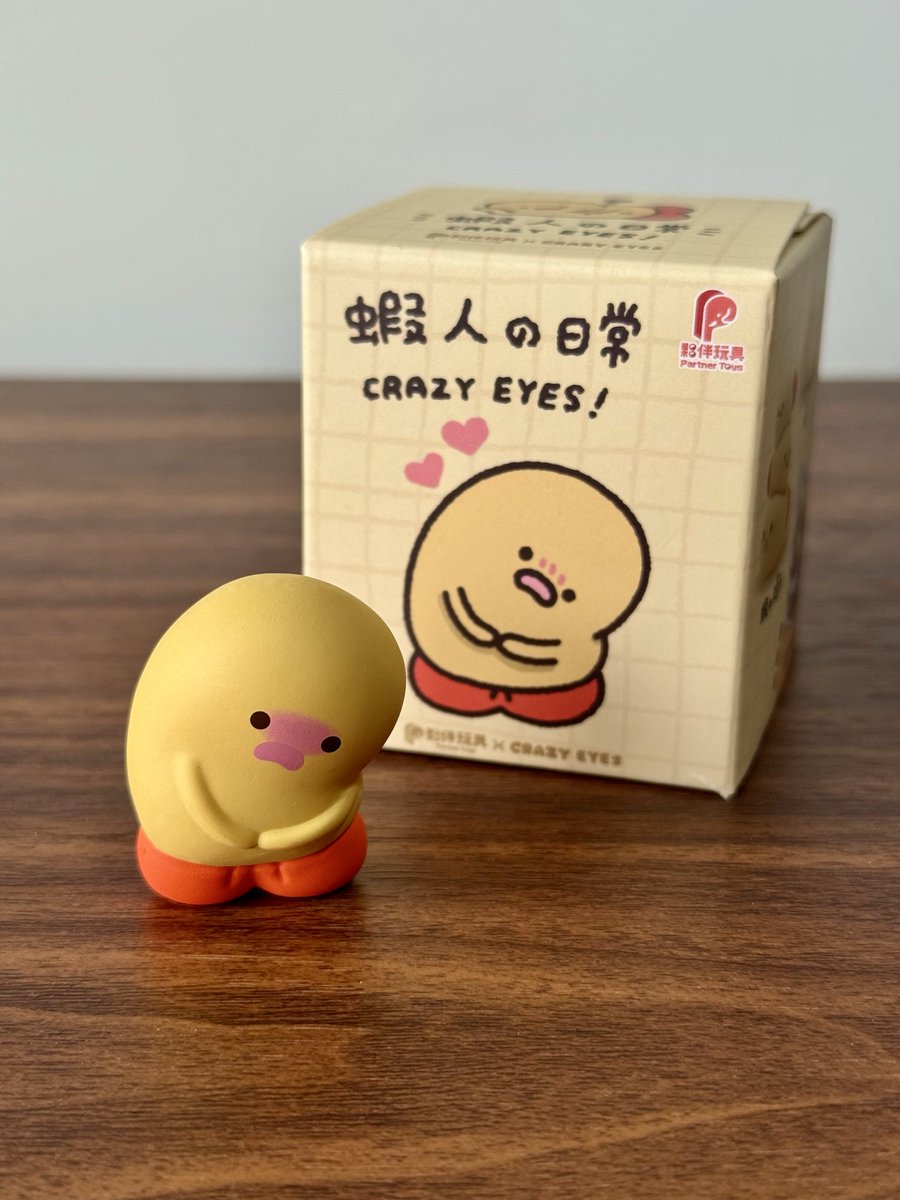 tinyjoyslor's tweet photo. Am i cute? 🍤 

#Crazyeyes #瘋狂眼珠 #Figurine #CuteToys #Blindbox https://t.co/xwiiERSdYz