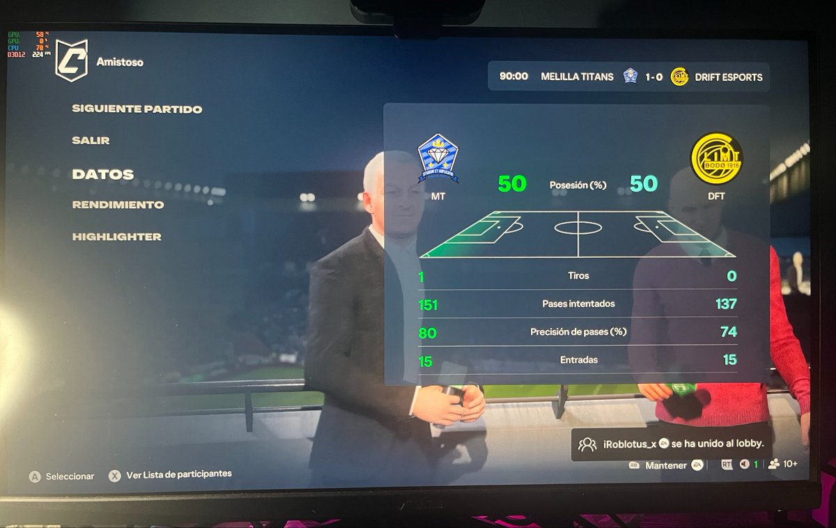 satitajr's tweet photo. esto es la definición del gameplay de clubes pro en fc 27 este año, tienes que rezar para poder tirar, todos los jugadores interceptando los pases como si tuvieran ancla en dorado y partidos muy muy cerrados, perezon histórico https://t.co/ZLPqHWpKHU