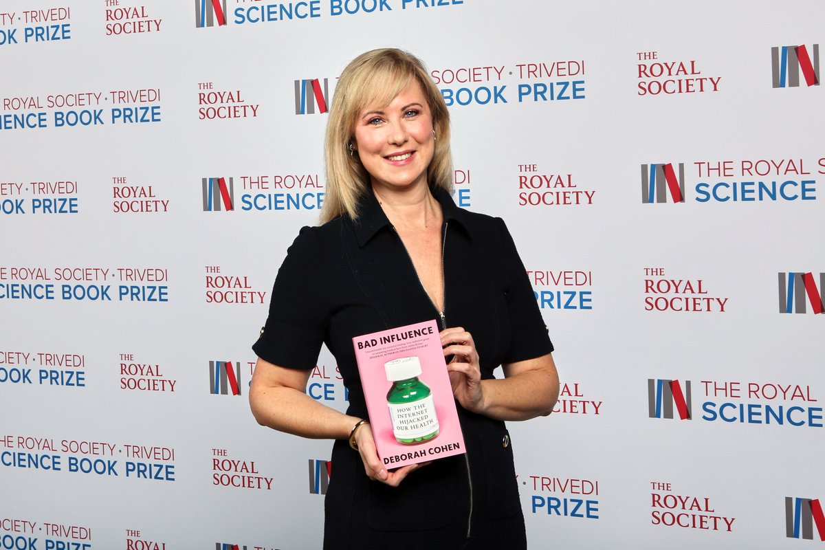 OneworldNews's tweet photo. Some photos of Tuesday's ceremony for The Royal Trivedi Science Book Prize 2026

Congratulations to our wonderful author @deb_cohen for Bad Influence's shortlisting! https://t.co/zTPCGWK0k3