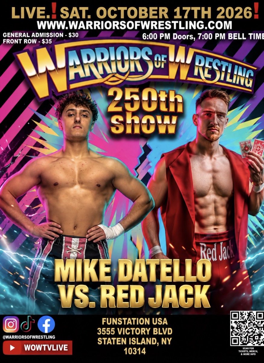 mikedatello's tweet photo. card subject to change AGAIN!!! 

@WOWPROWRESTLING https://t.co/SR0mhvI5pZ