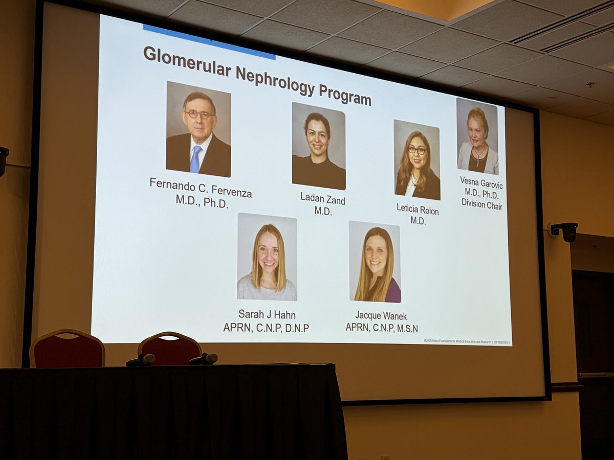 LeticiaRolonMD's tweet photo. The inaugural @MayoClinicNeph Glomerular Diseases &amp; Kidney Pathology course is off to an exciting start! With over 1500 patients in our GN program and >500 new glomerular consults per year, as well as >9000 kidney biopsies read by our kidney pathology colleagues per year… https://t.co/bUUrI9AWRW