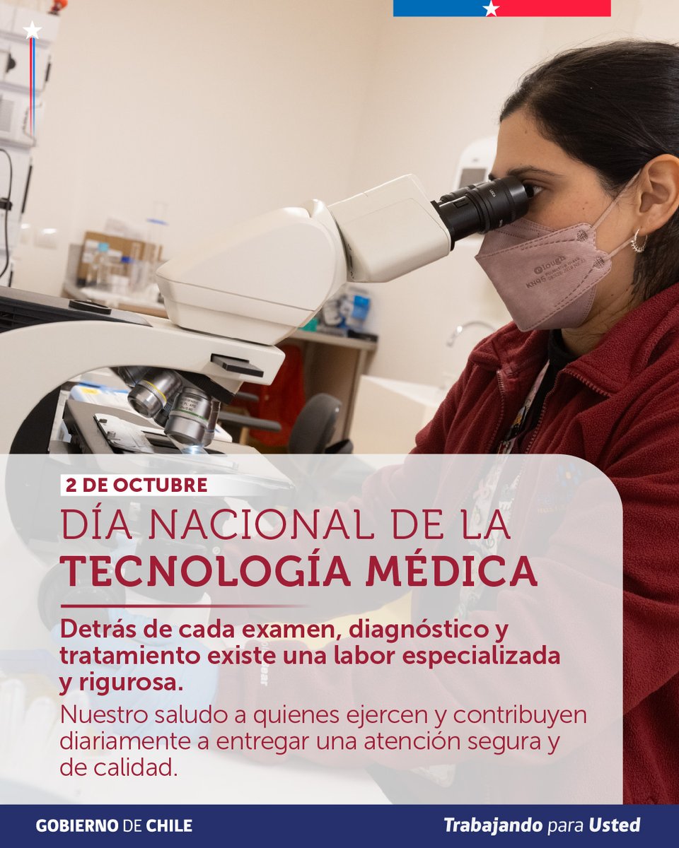 ministeriosalud's tweet photo. Saludamos a quienes detrás de cada examen, diagnóstico y tratamiento realizan una labor especializada y rigurosa🩻 

El Día Nacional de la Tecnología Médica relevamos el trabajo de quienes ejercen y contribuyen diariamente a entregan una atención segura  de calidad. https://t.co/deguWWwuPa
