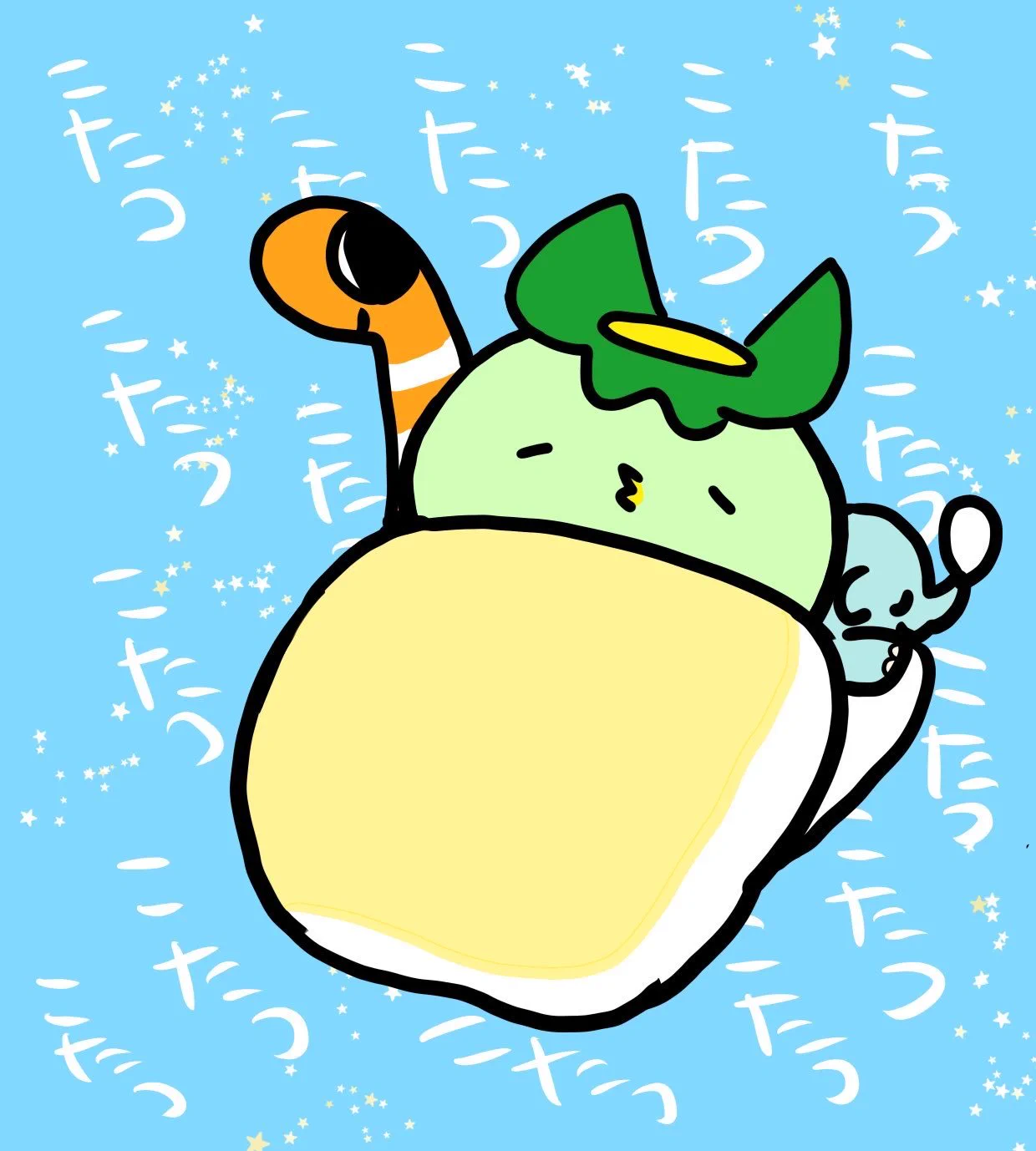 じゅっけんカッパのコタロウ【公式なのに1回ロック🤘】 в X: „ねよう