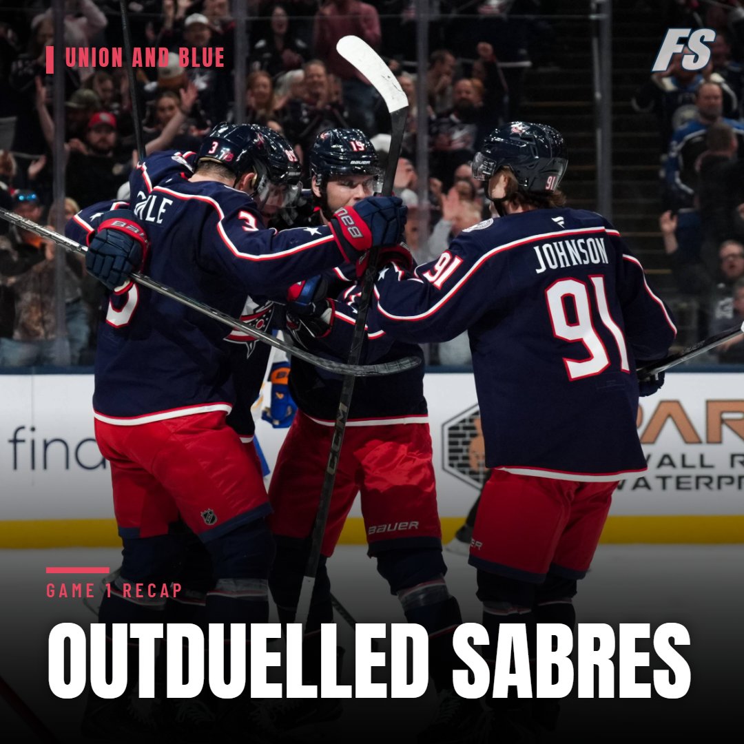 UnionAndBlue's tweet photo. NEW: The Jackets found a way, grinding out 2 points in their season opener against the Buffalo Sabres.
#CBJ | @Mr_UnionBlue 

🔗https://t.co/iq95neLVvw https://t.co/P3aaiUaD6A