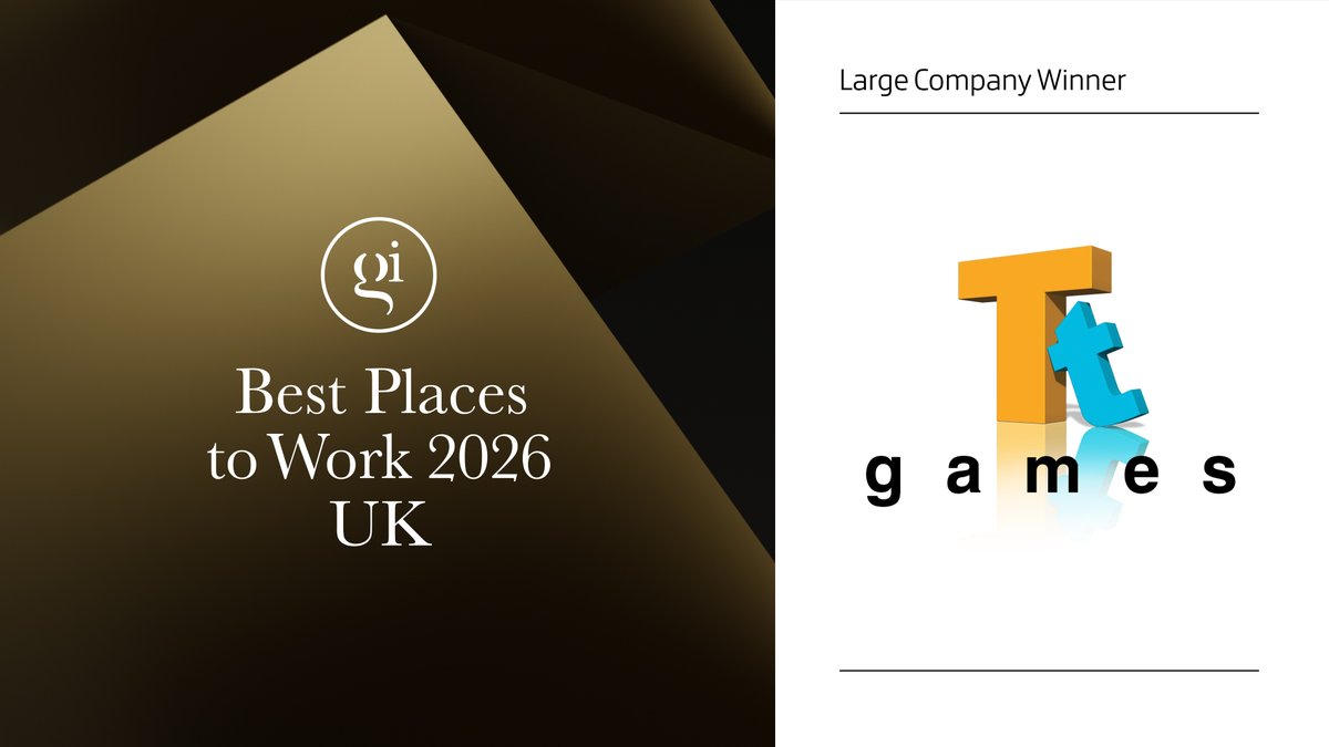 TTGames's tweet photo. We are proud to have won the @GIBiz Best Places to Work Award for Best Large Company. Thank you to our incredible team for all their passion and hard work https://t.co/PF2wqQP2df