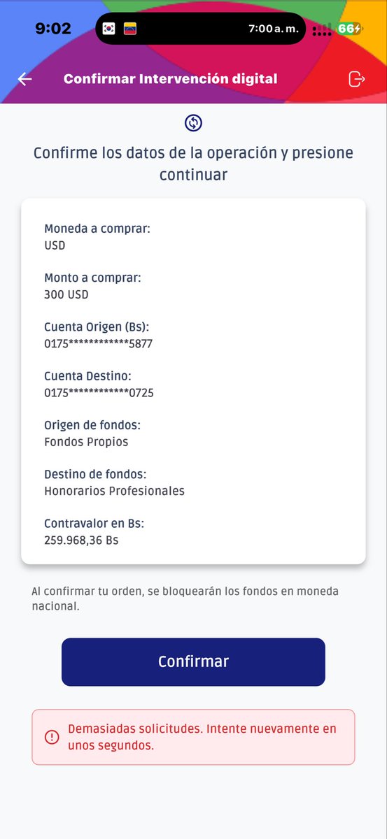 troyj491's tweet photo. @BancaVzla @Fintechccs abrió menos de un minuto y no pude comprar https://t.co/OjWXYqNXkG