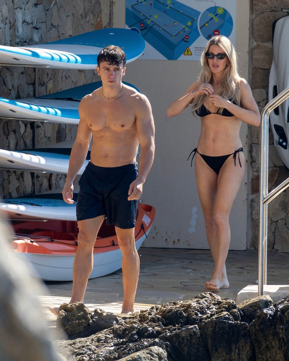 PageSix's tweet photo. Ellie Goulding and boyfriend Beau Minniear are seen enjoying a sunny day at Hotel du Cap-Eden-Roc on the French Riviera 💋 📸: BACKGRID https://t.co/imLqw6fbUZ
