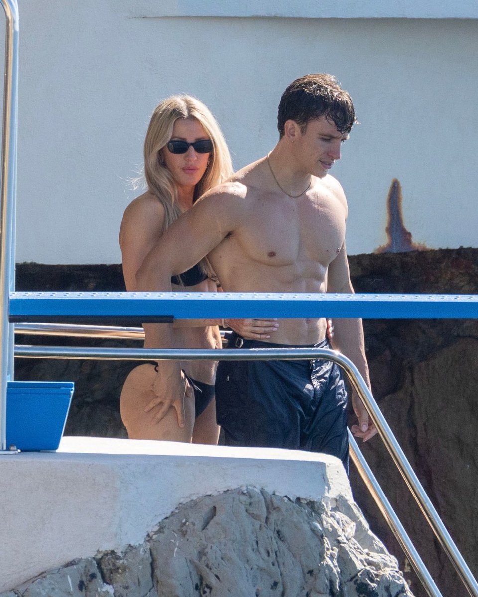 PageSix's tweet photo. Ellie Goulding and boyfriend Beau Minniear are seen enjoying a sunny day at Hotel du Cap-Eden-Roc on the French Riviera 💋 📸: BACKGRID https://t.co/imLqw6fbUZ