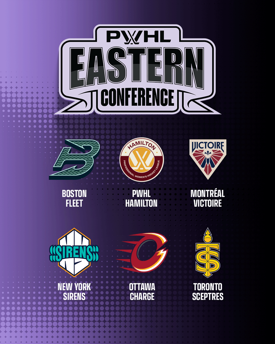 thepwhlofficial's tweet photo. Conferences have entered the chat 💬
Introducing Western and Eastern Conferences for the 2026-27 Season!
Read the full press release here ➡️ https://t.co/ACcTYpZKU3 https://t.co/Pz1BkyX154