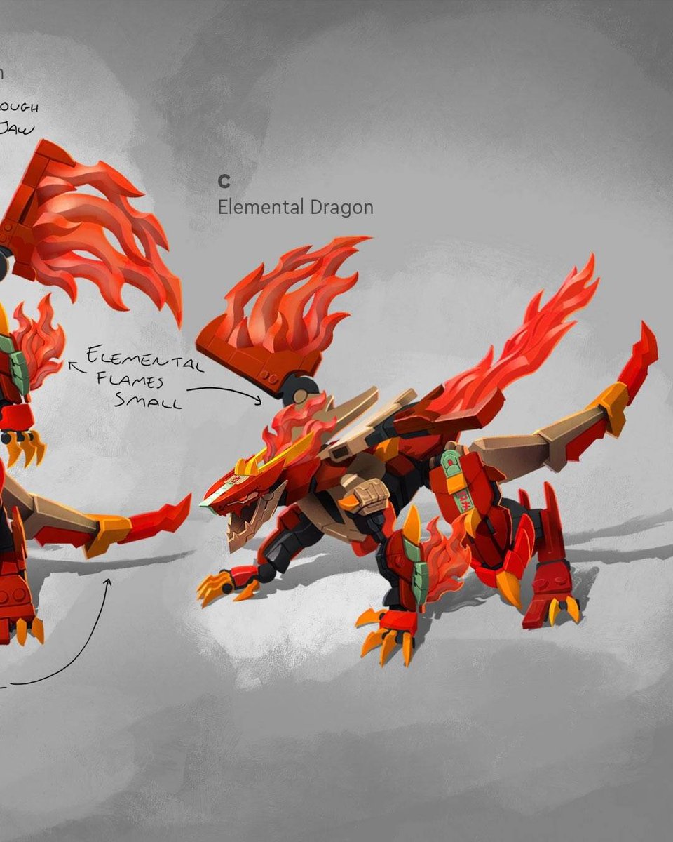 artiknj1's tweet photo. Ninjago Dragons Rising concept-arts (1/2) https://t.co/qKV7gFhtAX