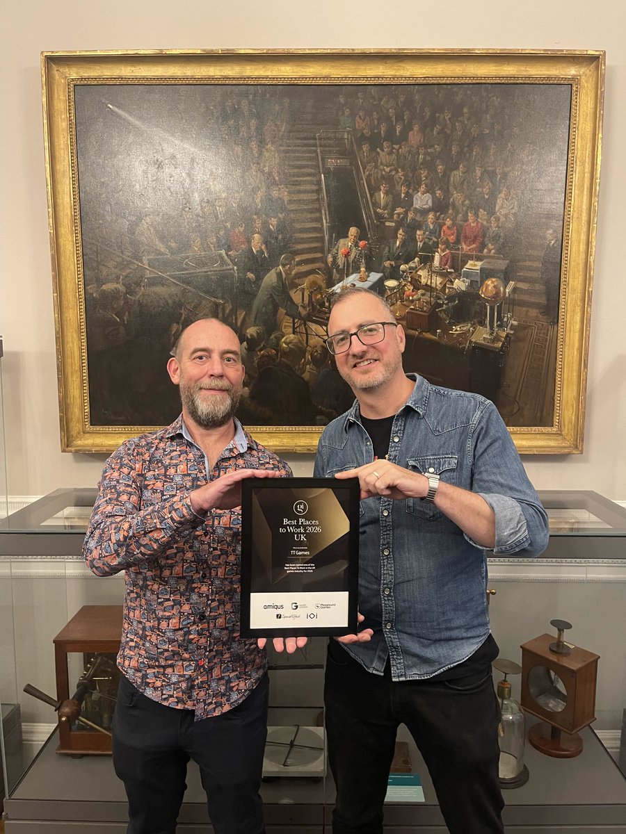 TTGames's tweet photo. We are proud to have won the @GIBiz Best Places to Work Award for Best Large Company. Thank you to our incredible team for all their passion and hard work https://t.co/PF2wqQP2df