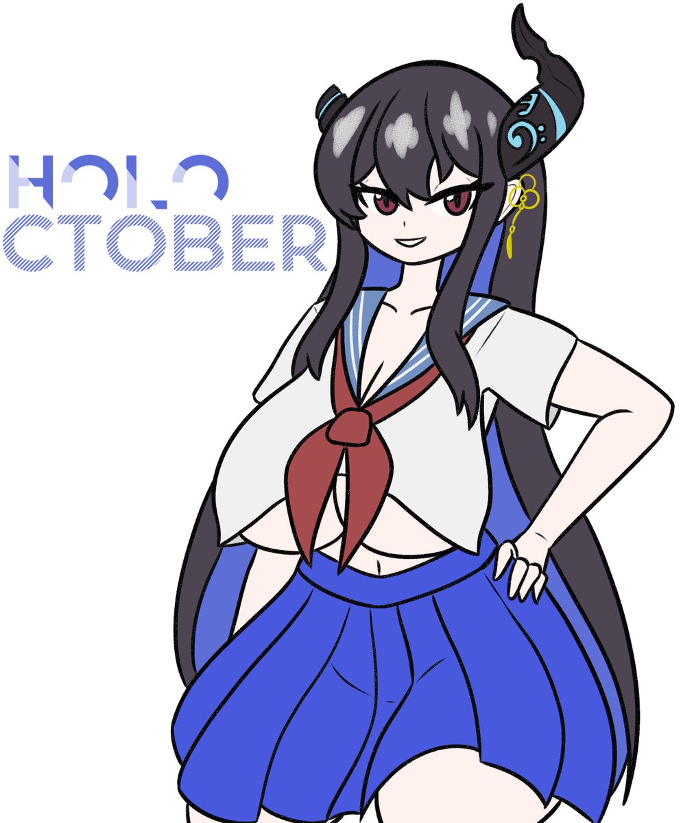 omnibooper's tweet photo. Day 2 - School Uniform

#holoctober #RavenCrafts https://t.co/XWe5UFURjC