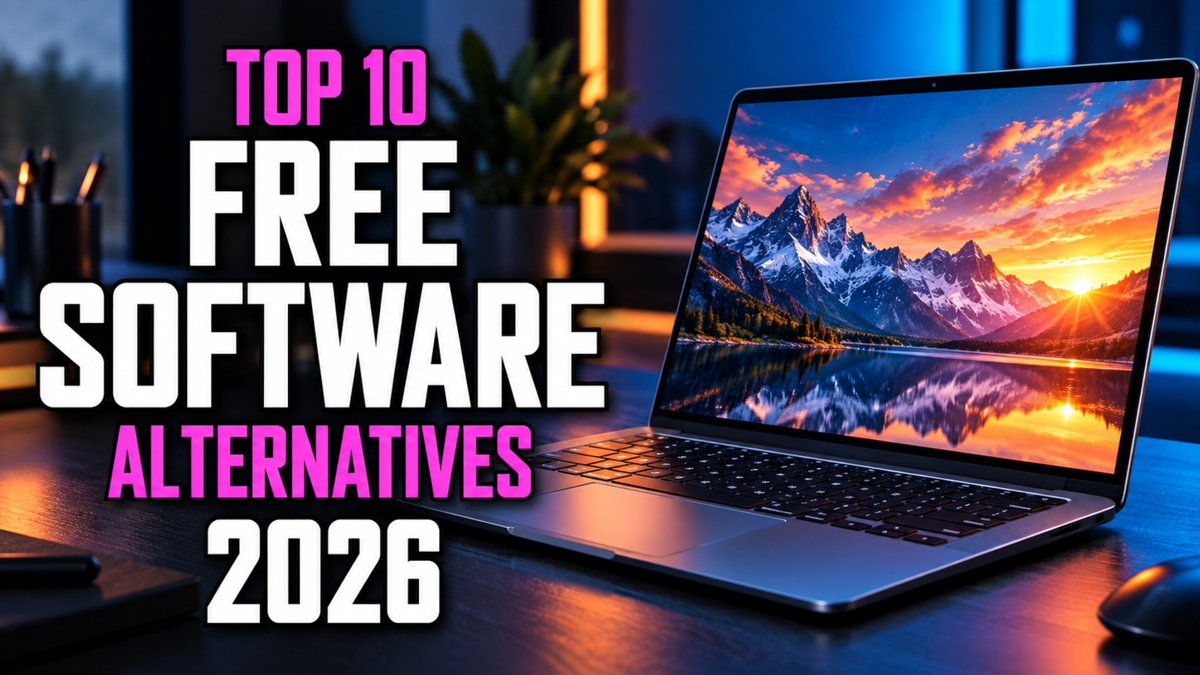 BrettInTech's tweet photo. Top 10 Free Alternatives to Expensive Software! 2026
Watch Here: https://t.co/R5FT1P6yso https://t.co/r1iml6m1wx