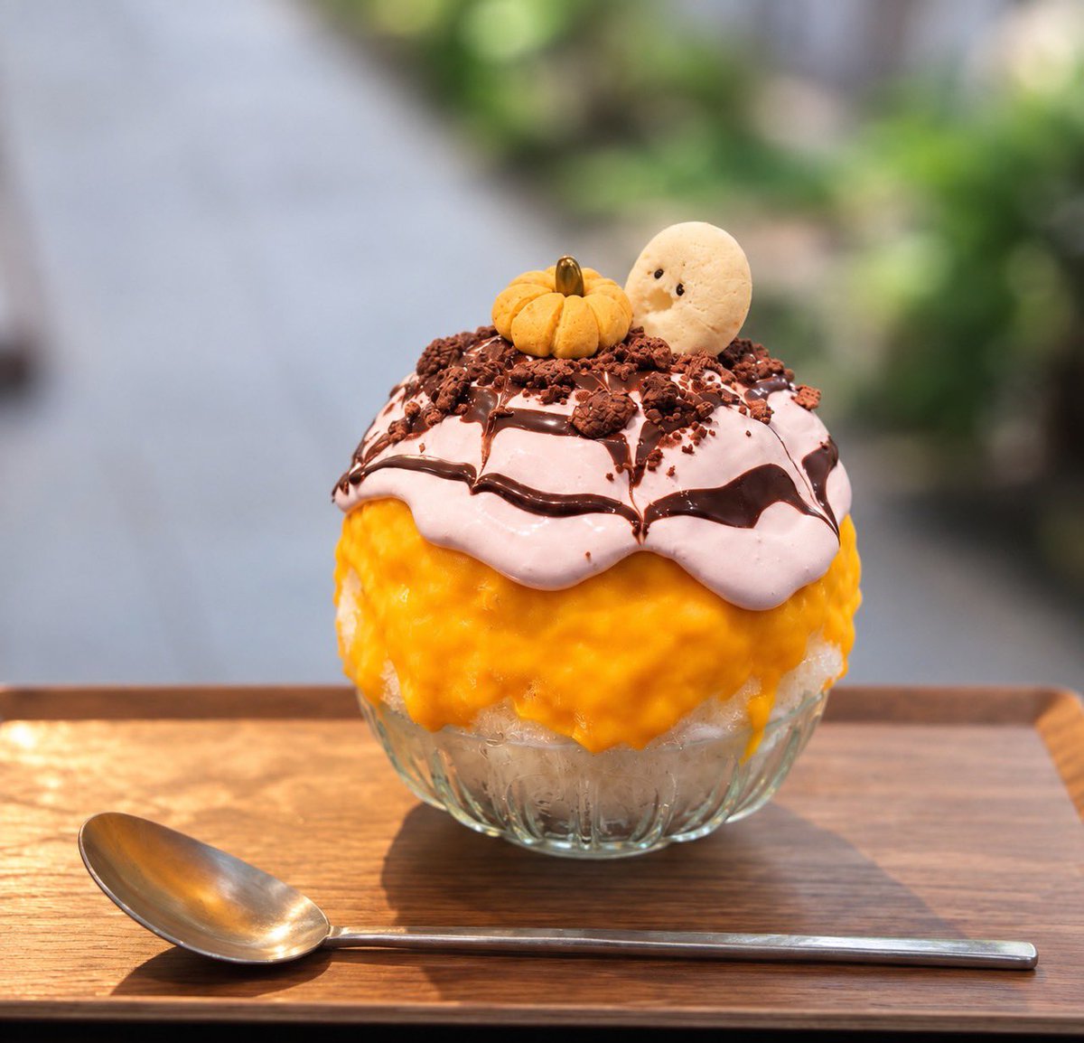 kooriya_peace's tweet photo. 明日から奥会津金山赤かぼちゃ🎃と小さなおばけ数量限定でご提供します👻 https://t.co/6wdYbzCccs