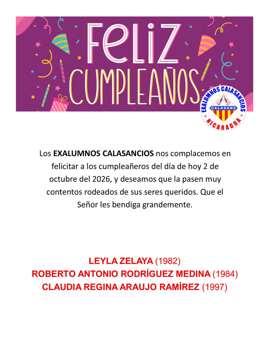 CALASANCIOS's tweet photo. #021026cumpleaños https://t.co/uRMGgiwbN4