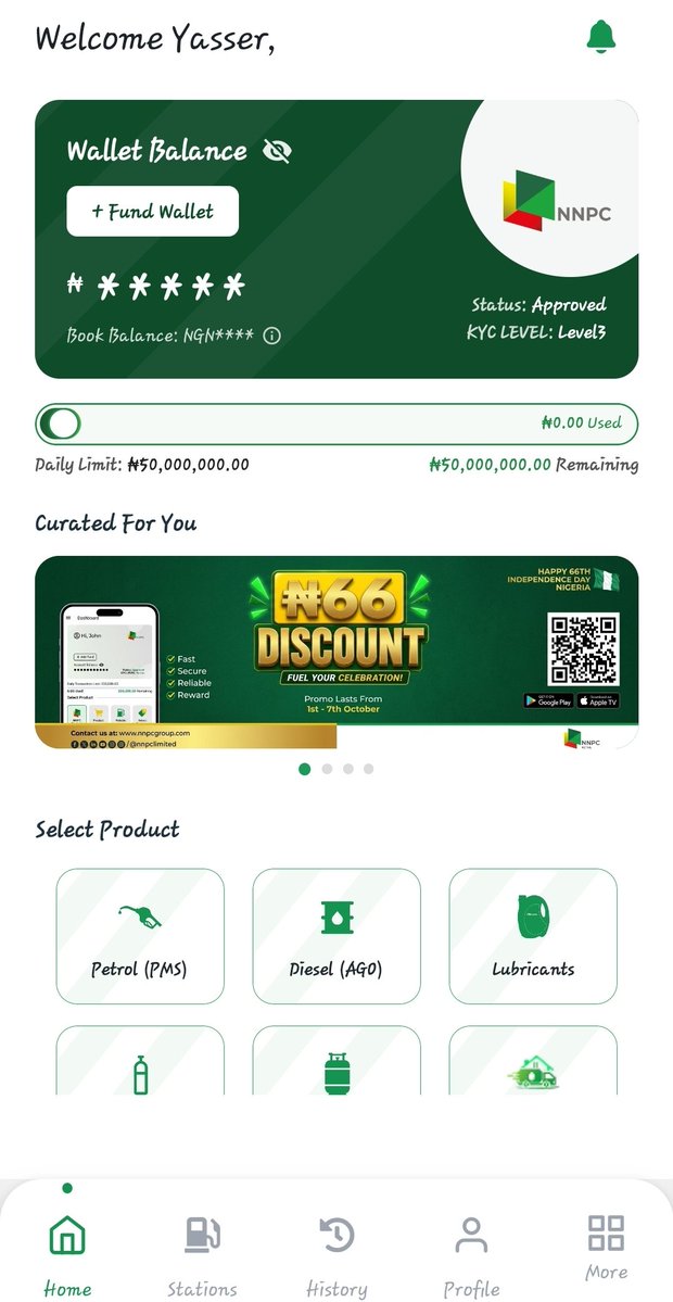 SAsekome's tweet photo. @nnpclimited Let's go @NNPC_Retail!!๐ฅ
#NNPCRetailApp https://t.co/y8dWOhKZFa