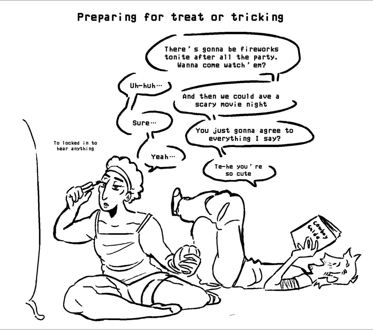 sweetygirl8970's tweet photo. #Blellowtober day 2. Trick or Treat https://t.co/zwRemIHfBt