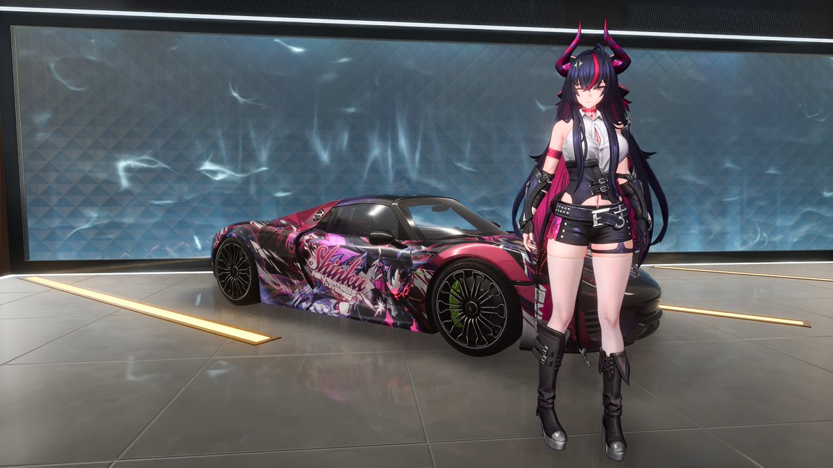 infinity_limit's tweet photo. NTEでもV10の痛車乗りになった https://t.co/k34GP6wO4S